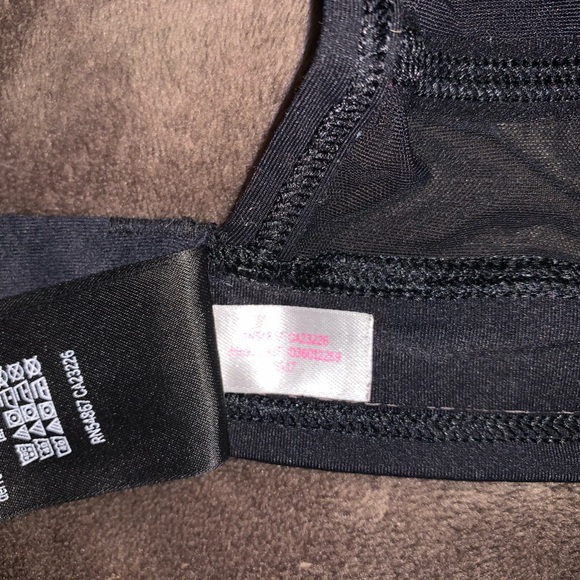 Pink Victoria Secret Ultimate Strappy Cropped Mesh Halter Bra - Picture 8 of 9